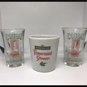 Spotted Shot Glasses - 3 count